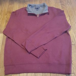 Lands end pullover zip sweater.